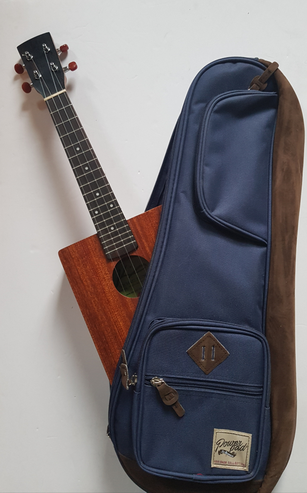 Cigar Box Concert ukulele in recycled mahogany