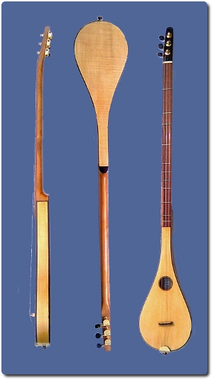 stick dulcimer in maple